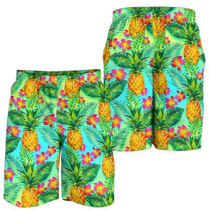 Pineapple Pattern Print Design PP010 Mens Shorts