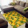 Tulip Yellow Pattern Print Design TP010 Area Rugs