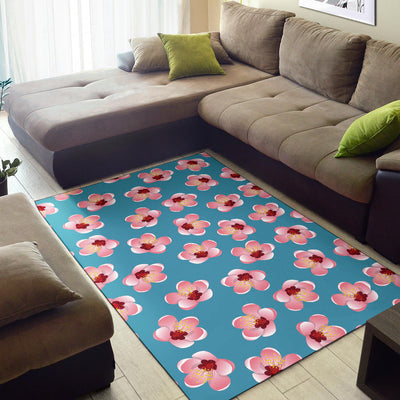 Cherry Blossom Pattern Print Design CB09 Area Rugs