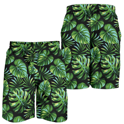 Palm Leaves Pattern Print Design PL013 Mens Shorts