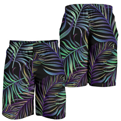 Tropical Palm Leaves Pattern Brightness Mens Shorts