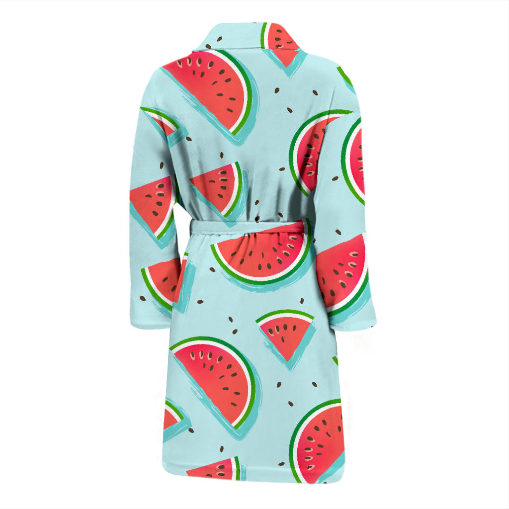 Watermelon Pattern Print Design WM03 Men Bathrobe