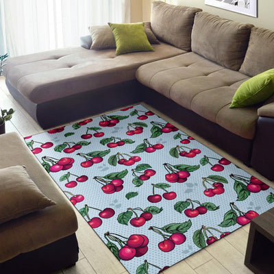 Cherry Pattern Print Design CH01 Area Rugs