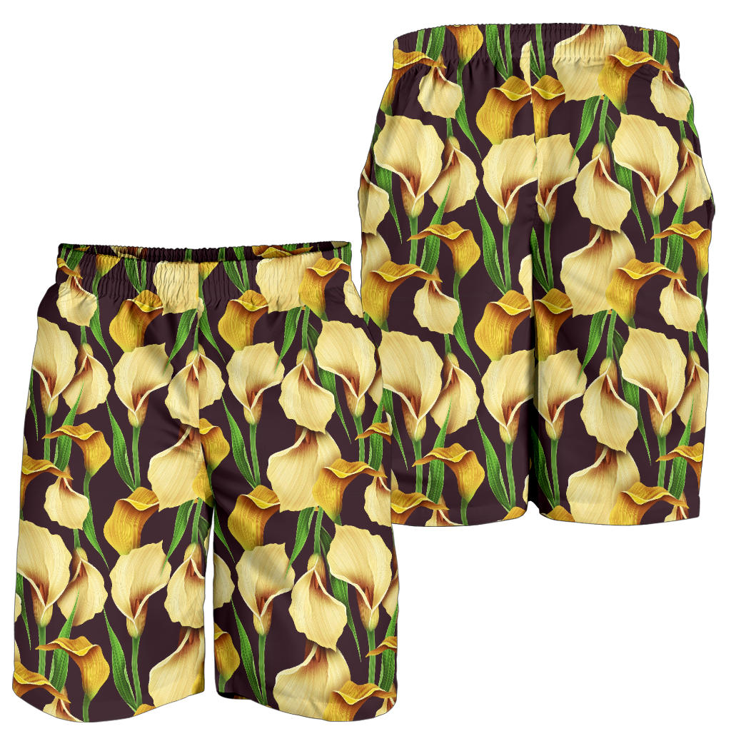 Lily Pattern Print Design LY013 Mens Shorts
