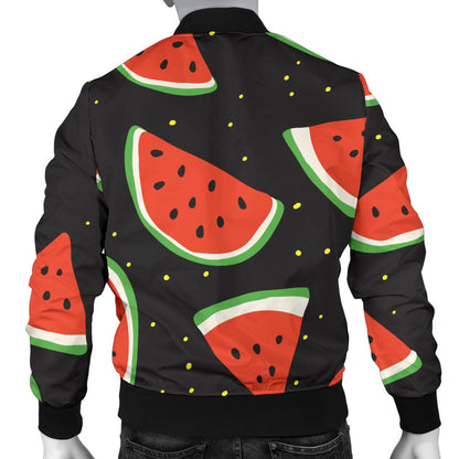 Watermelon Pattern Print Design WM09 Men Bomber Jacket