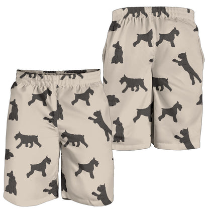 Schnauzers Pattern Print Design A06 Mens Shorts
