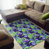 Tropical Flower Pattern Print Design TF019 Area Rugs