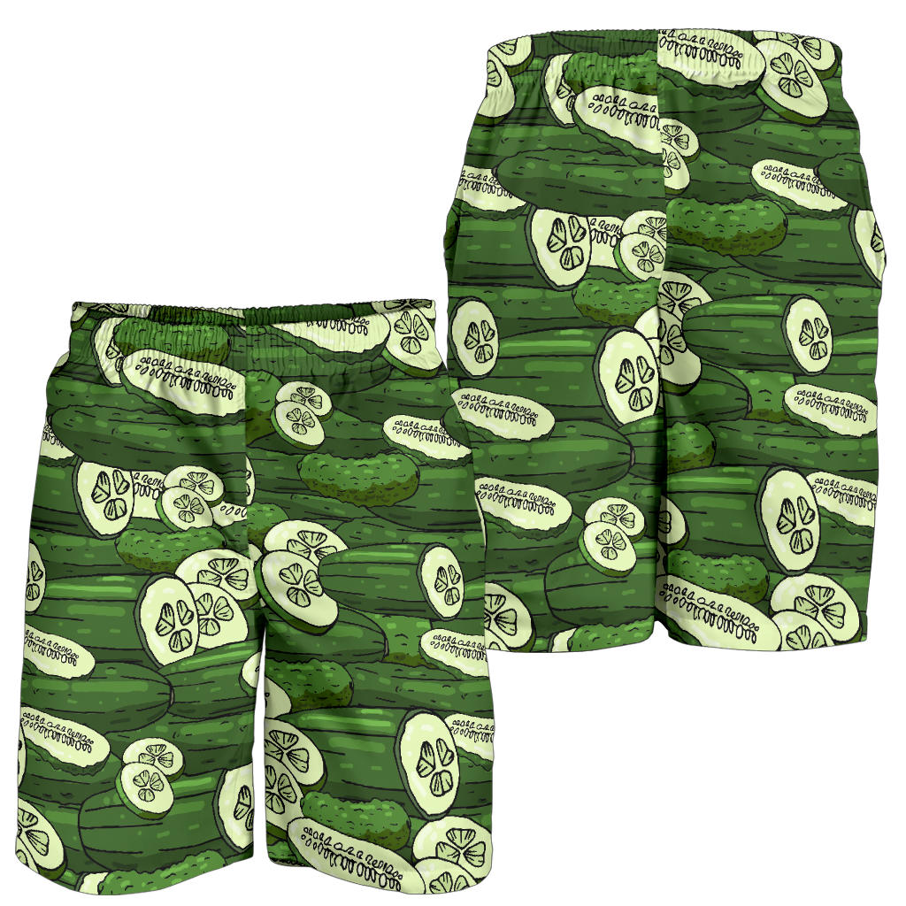 Cucumber Pattern Print Design CC01 Mens Shorts
