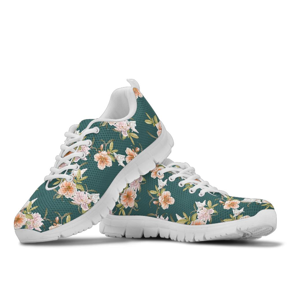 Iris Pattern Print Design IR01 Sneakers White Bottom Shoes