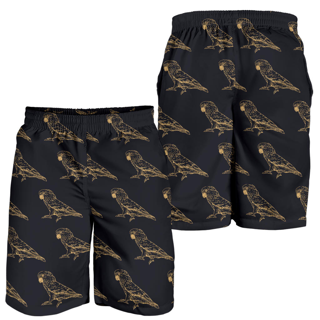 Parakeet Pattern Print Design A04 Mens Shorts