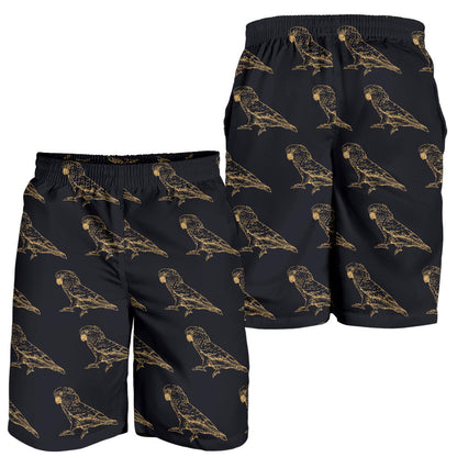 Parakeet Pattern Print Design A04 Mens Shorts