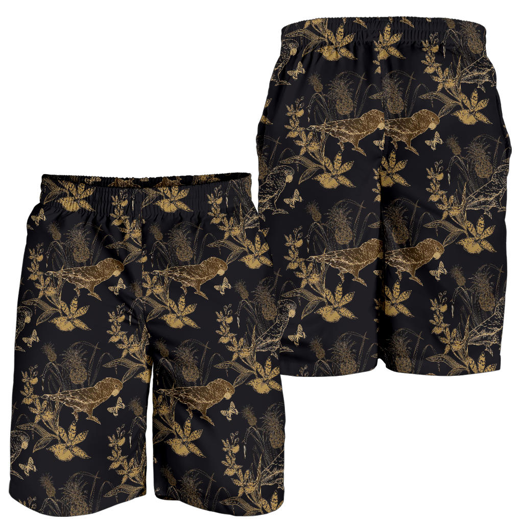 Parakeet Pattern Print Design A05 Mens Shorts