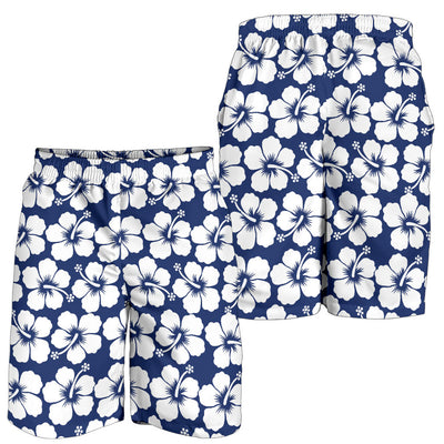 Hibiscus Pattern Print Design HB013 Mens Shorts