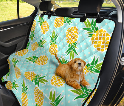 Pineapple Pattern Print Design PP01 Rear Dog  Seat Cover