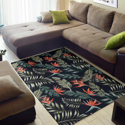 Bird Of Paradise Pattern Print Design BOP02 Area Rugs