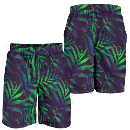 Palm Leaves Pattern Print Design PL01 Mens Shorts