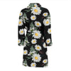 Daisy Pattern Print Design DS07 Men Bathrobe