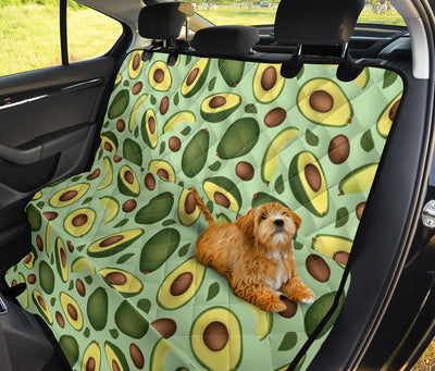 Avocado Pattern Print Design AC01 Rear Dog  Seat Cover