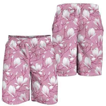 Magnolia Pattern Print Design MAG05 Mens Shorts