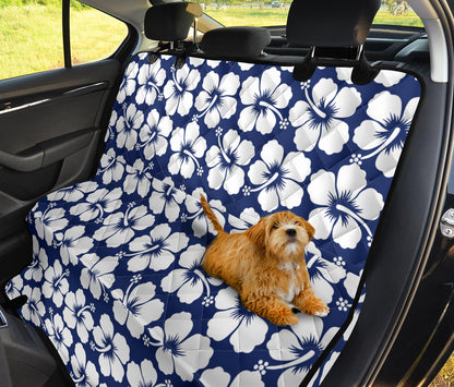 Hibiscus Pattern Print Design HB013 Rear Dog  Seat Cover