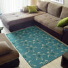 Sea Turtle Pattern Print Design T02 Area Rugs