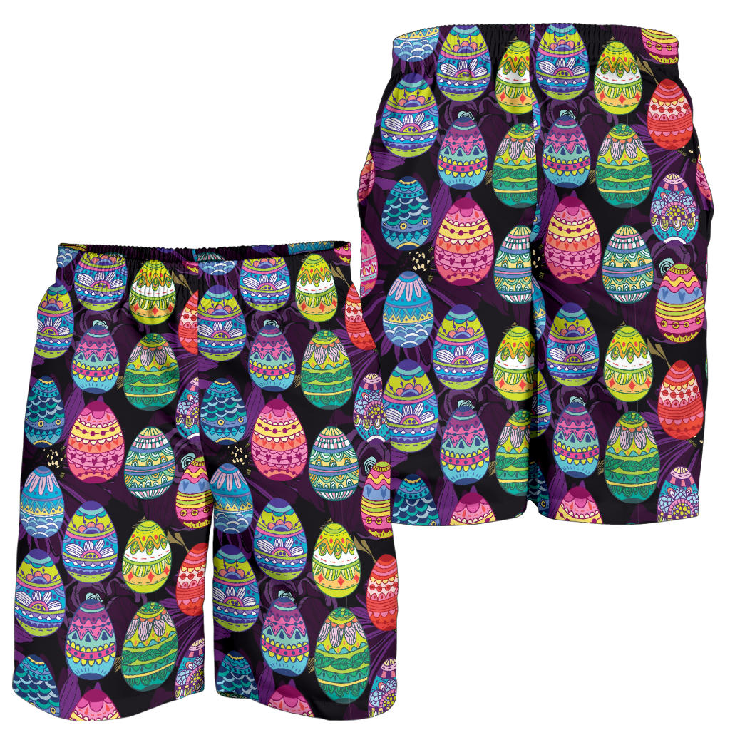 Easter Eggs Pattern Print Design RB08 Mens Shorts