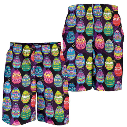 Easter Eggs Pattern Print Design RB08 Mens Shorts