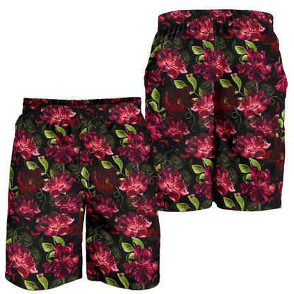 Iris Pattern Print Design IR03 Mens Shorts