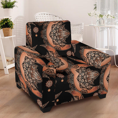 Sun Moon Mandala Armchair Slipcover