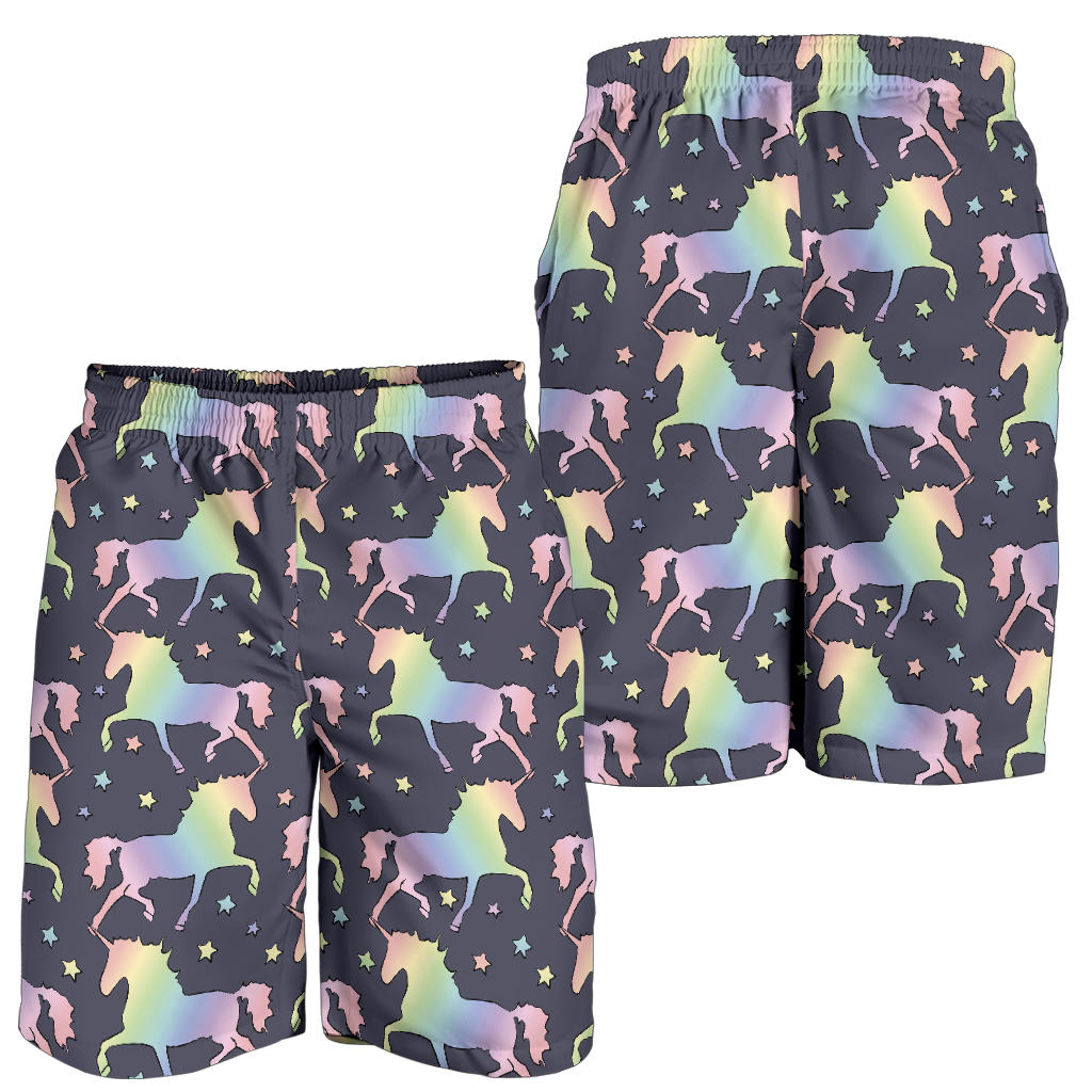 Rainbow Pattern Print Design A05 Mens Shorts