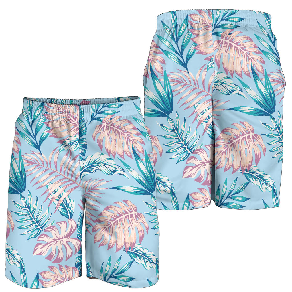 Tropical Flower Pattern Mens Shorts