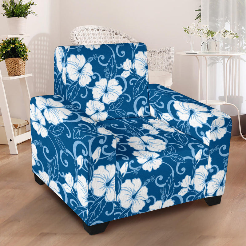 Hibiscus Pattern Print Design HB03 Armchair Slipcover