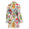 Easter Eggs Pattern Print Design RB011 Women Bathrobe