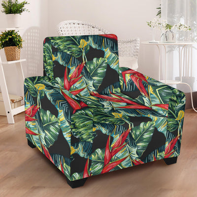 Bird Of Paradise Pattern Print Design BOP06 Armchair Slipcover