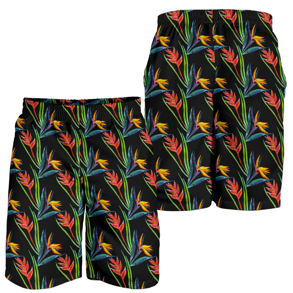 Heliconia Pattern Print Design HL04 Mens Shorts