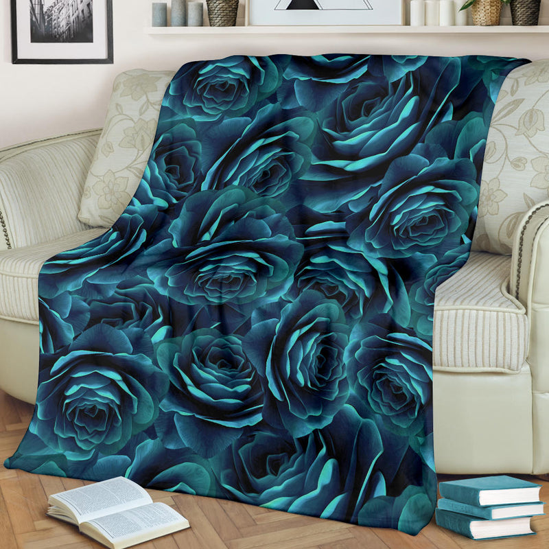 Camellia Pattern Print Design CM04 Fleece Blanket