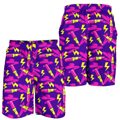Lipstick Pattern Print Design LT04 Mens Shorts