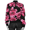 Lotus Pattern Print Design 03 Women's Bomber Jacket