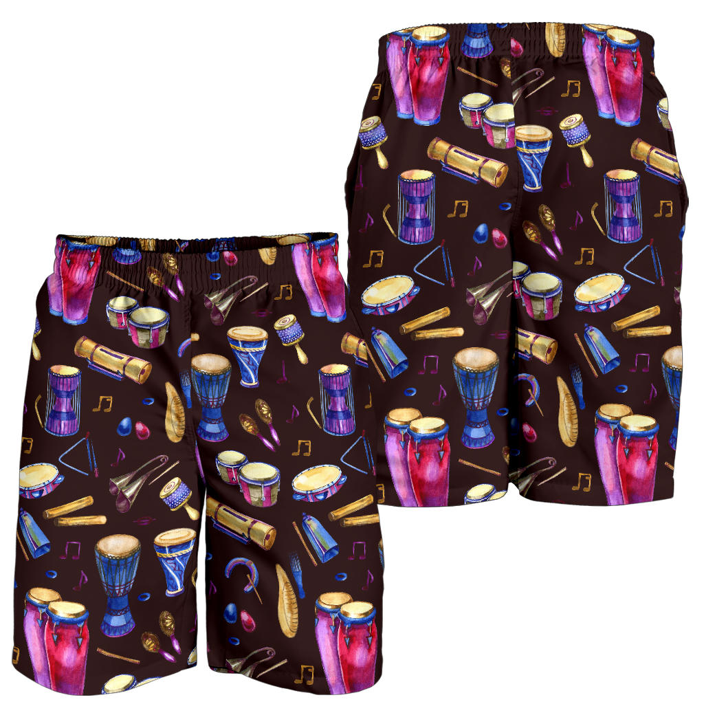 Percussion Neon Pattern Print Design 04 Mens Shorts