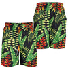 Hawaiian Flower Tropical Palm Leaves Mens Shorts