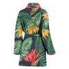 Bird Of Paradise Pattern Print Design BOP09 Women Bathrobe