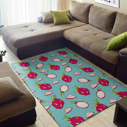 Dragonfruit Pattern Print Design DF01 Area Rugs