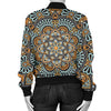 Mandala Pattern Print Design 05 Women's Bomber Jacket