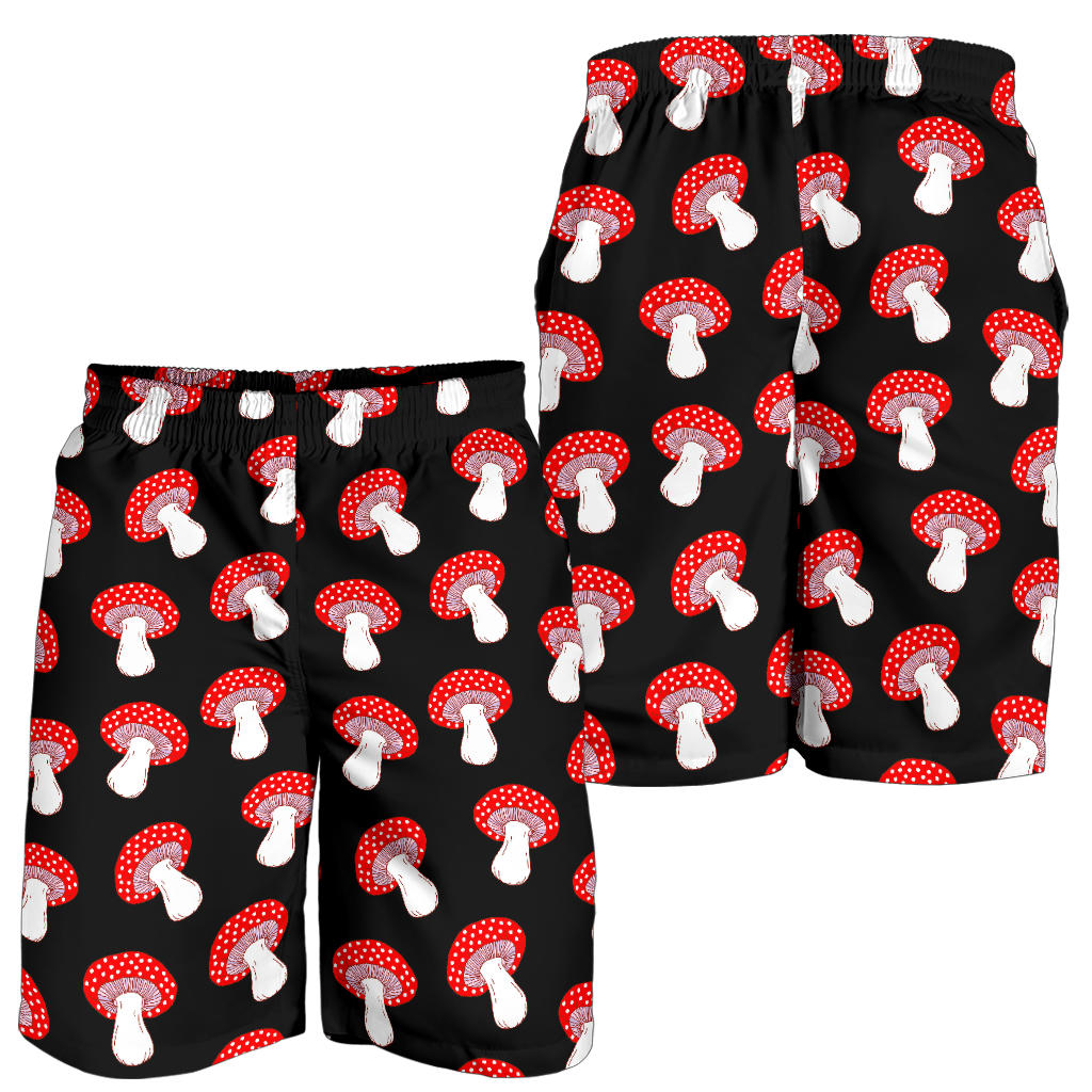 Mushroom Pattern Print Design A02 Mens Shorts