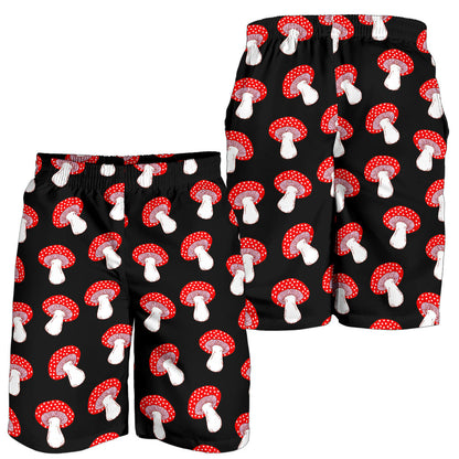 Mushroom Pattern Print Design A02 Mens Shorts