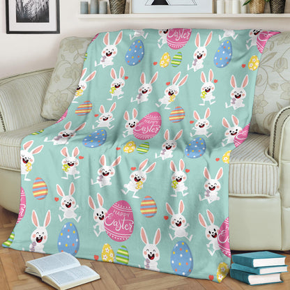 Easter Eggs Pattern Print Design RB014 Fleece Blanket