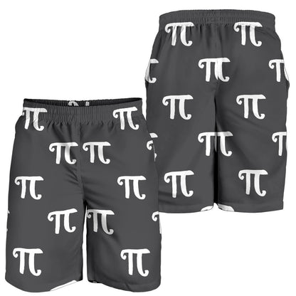 Pi Day Pattern Print Design A01 Mens Shorts