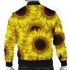 Sunflower Pattern Print Design SF011 Men Bomber Jacket