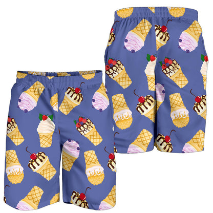Ice Cream Pattern Print Design IC03 Mens Shorts