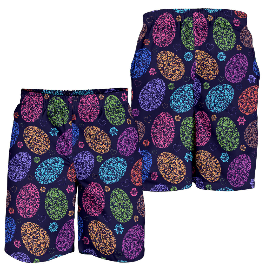 Easter Eggs Pattern Print Design RB012 Mens Shorts